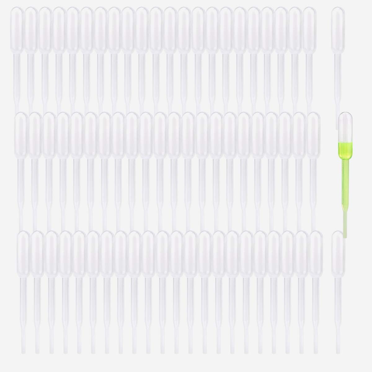 moveland 0.2ml Plastic Mini Transfer Pipettes for Liquid 0.2 ml, Clear
