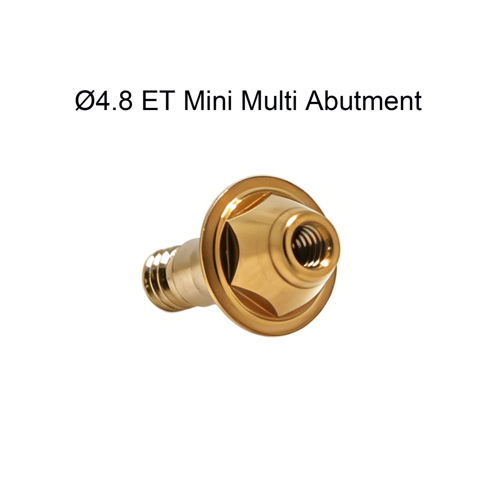Dental Multi unit straight abutment 4.8 MU fits Hiossen Osstem Mini Regular plat
