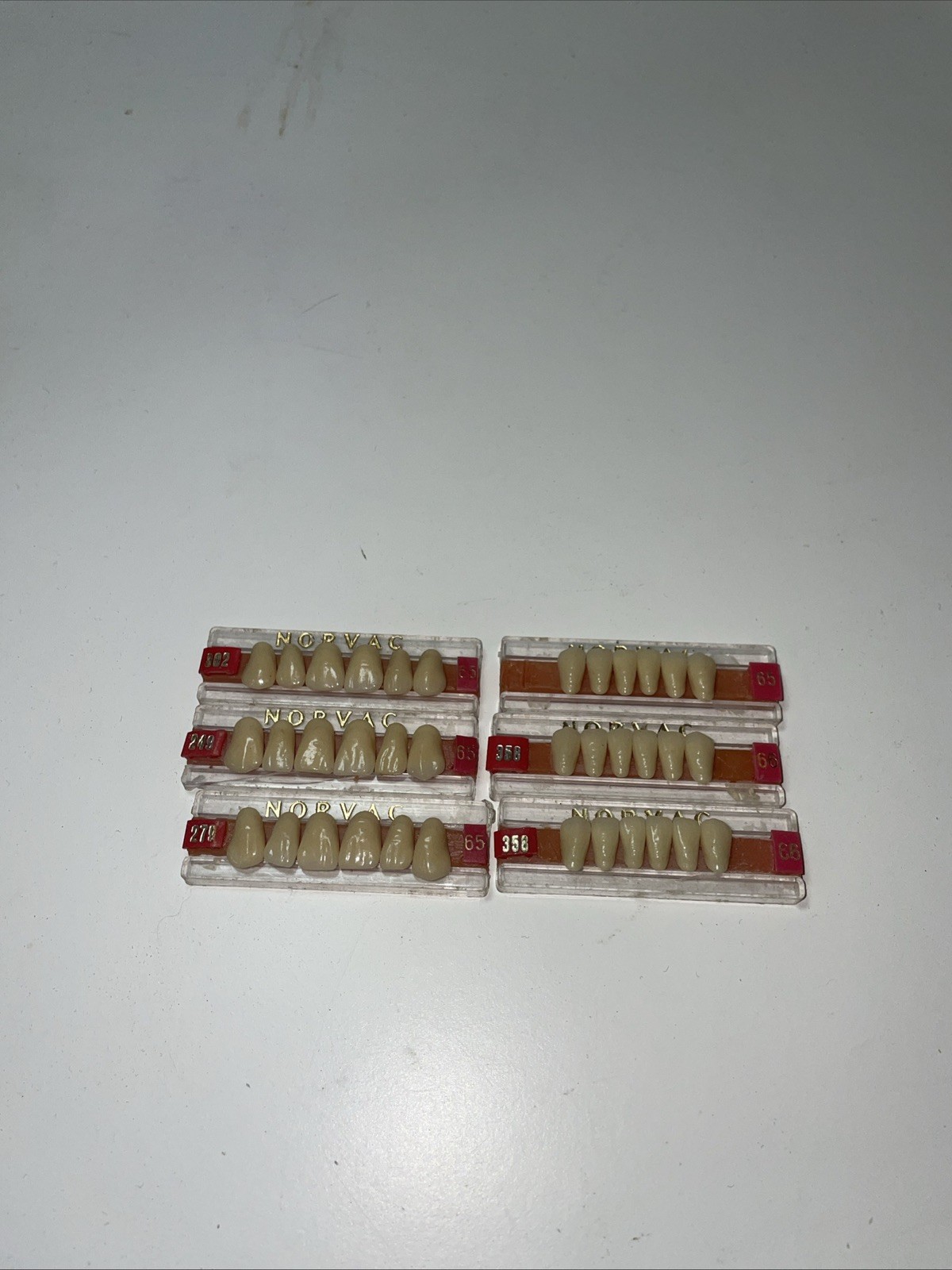 Norvac Denture Teeth fake Halloween props 65 &66
