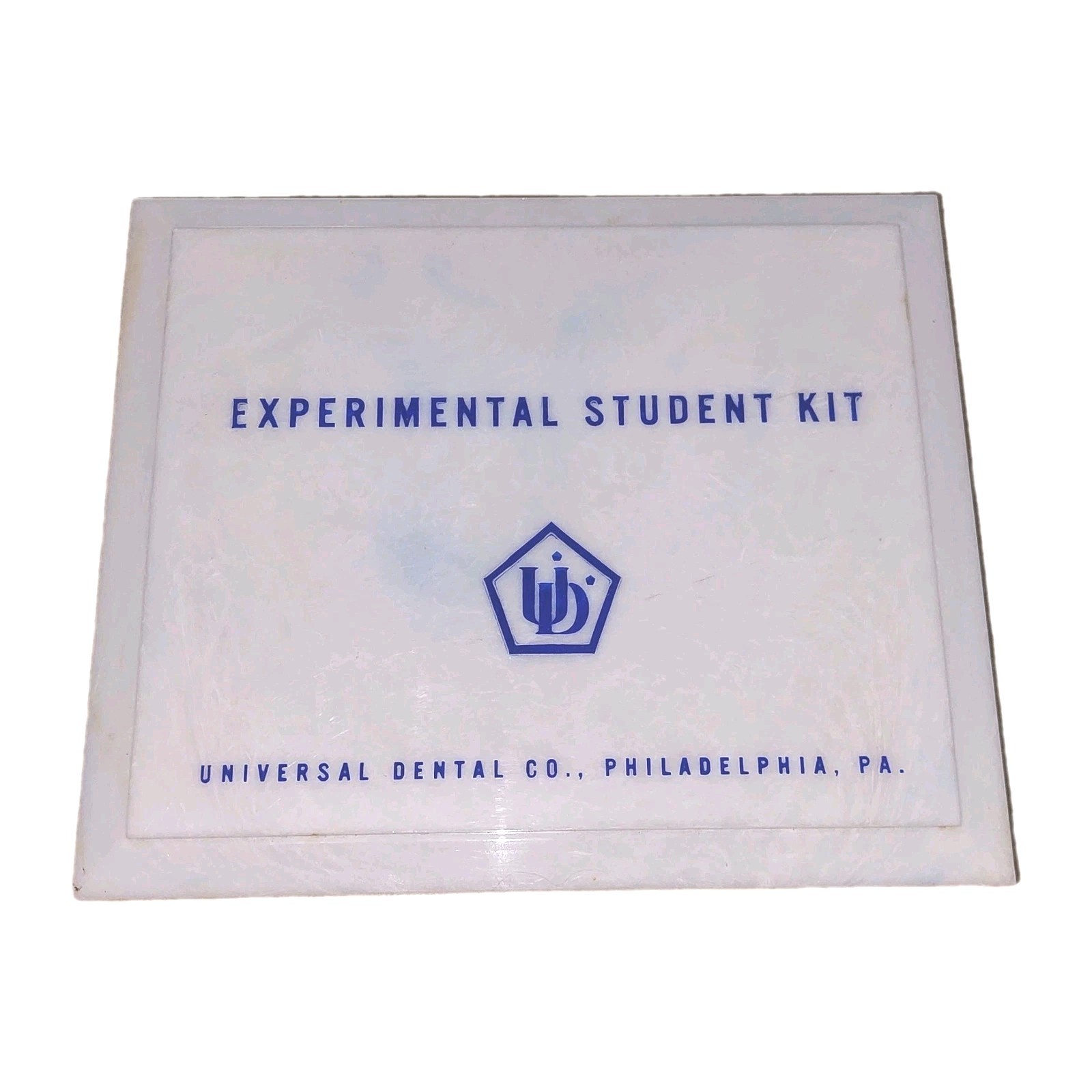 VTG 50s UNIVERSAL DENTAL CO PA EXPERIMENTAL KIT FIVE PHASE ANTERIORS VERI-CHROME