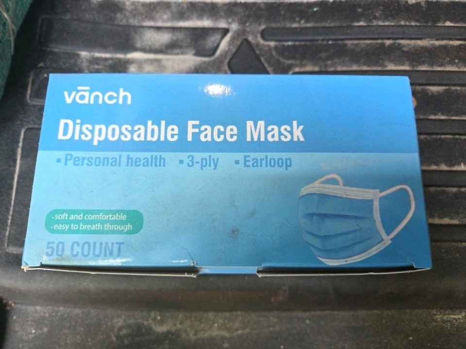 Vanch Protect The Face Mask Three 3Ply 50 Count Each Box
