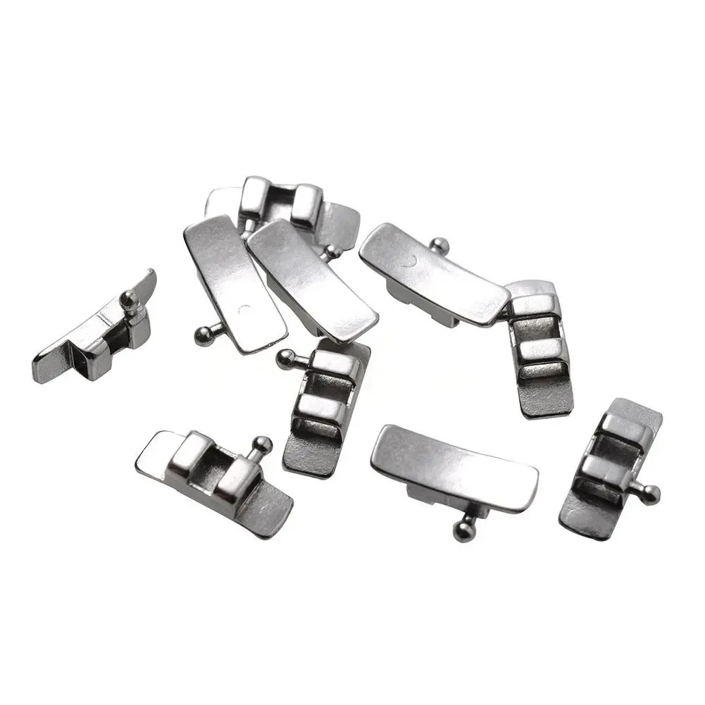 10 Pcs/Bag Orthodontic Dental Accessory Lingual Sheath With Left/Right/No Hook
