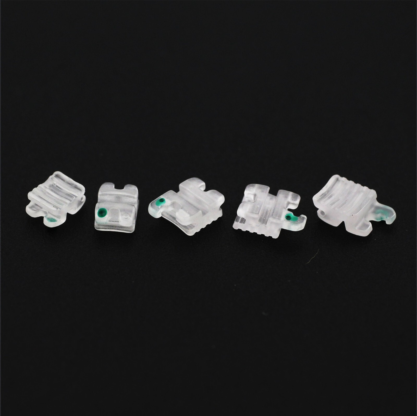 Dental Orthodontic Bracket Ceramic Clear Braces Sapphire Aesthetic Roth MBT 022