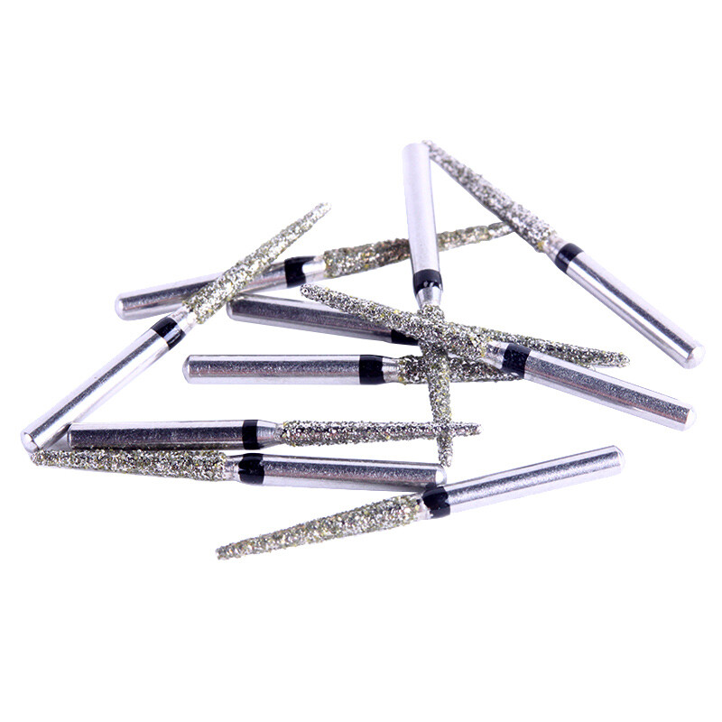 10Packs AZDENT Dental Super Coarse FG Diamond Grit Burs For High Speed Handpiece