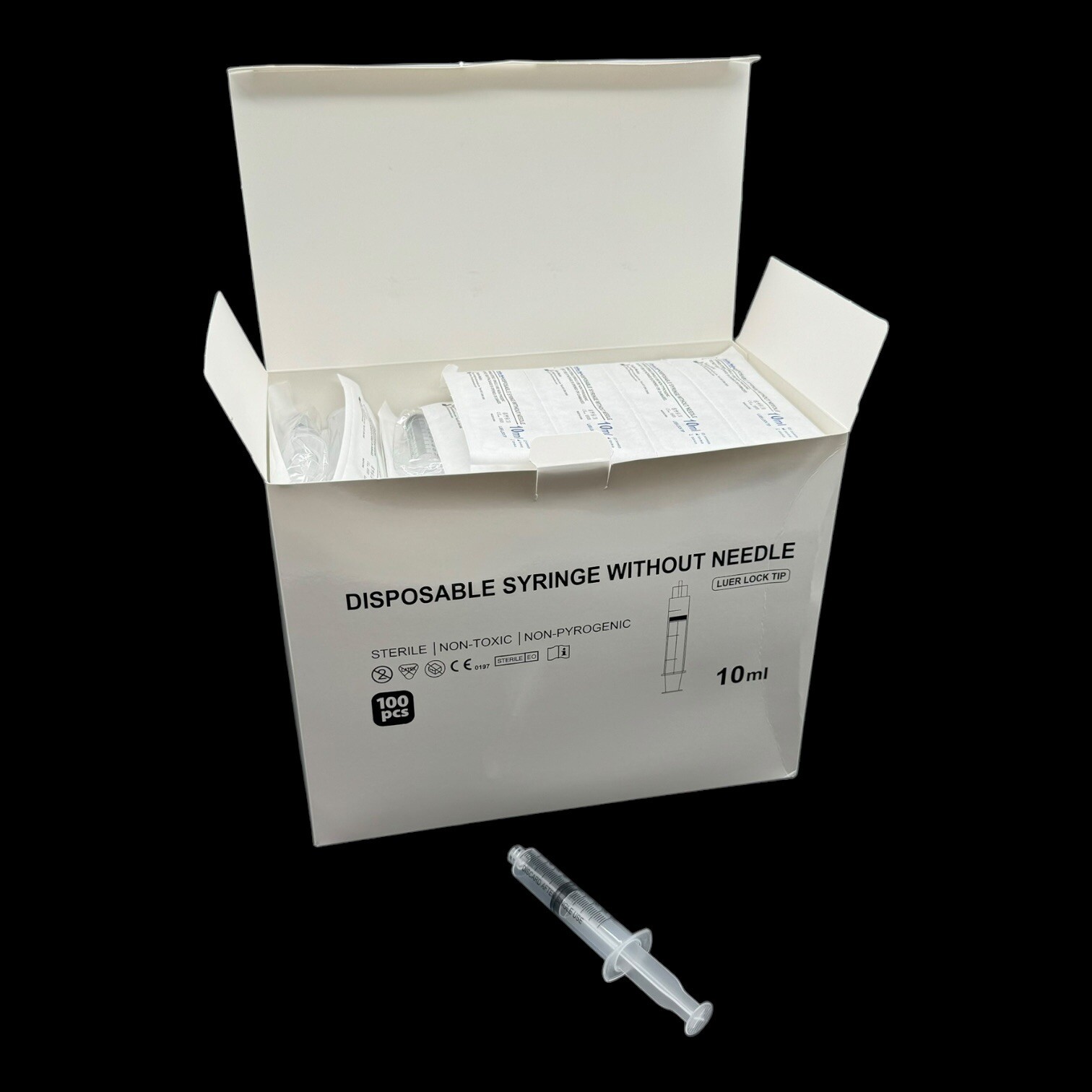 Syringe – Sterile – Luer Lock – 1ml-10ml – 2×100/pk