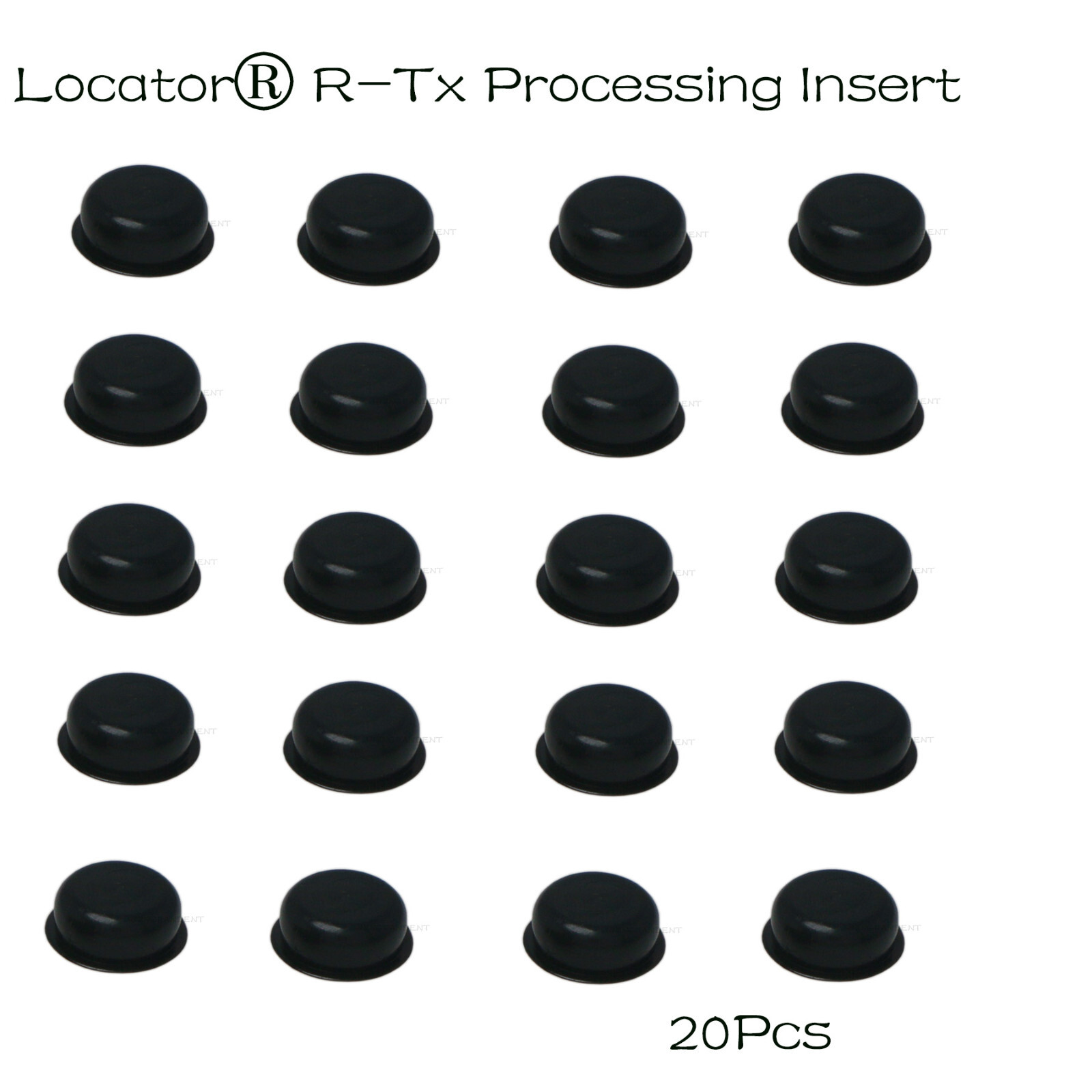 US Dental Locator Black Processing Male Cap Replace Inserts 4/8/12/20Pcs