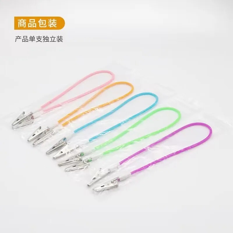 5pcs Dental Colourful Silicone Bib Clips Napkin Scarf Clip Dental Disposables