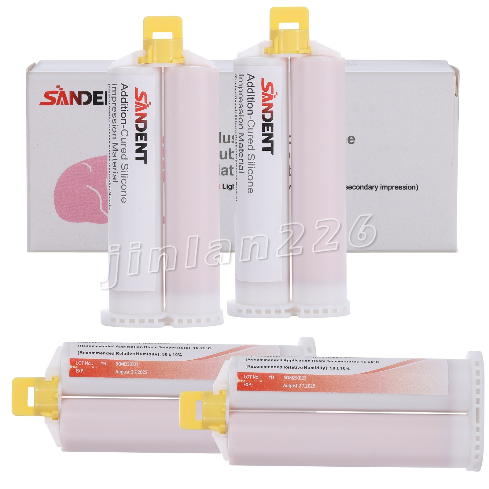 LIGHT BODY FAST SET VPS PVS Dental Impression Material 50ML Cartridges USA