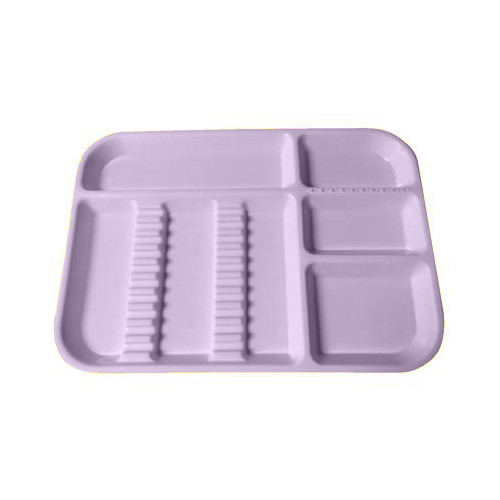 Plasdent 300BDS-10PS Set-Up Tray Divided SizeB Ritter 13-1/2″x9 5/8″x7/8″ Lilac