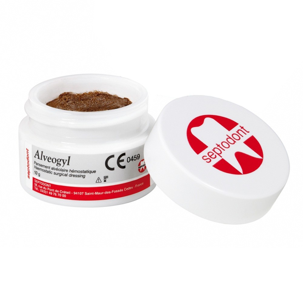 Septodont Alveogyl Paste 10g Post Extraction Dry Socket Alveolitis Treatment