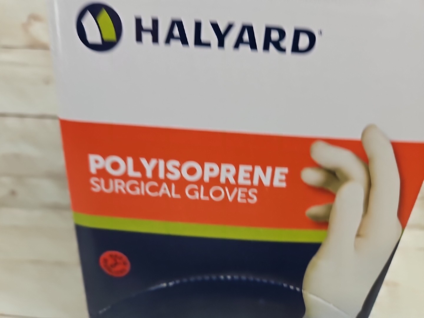 HALYARD Polyisoprene Surgical Gloves *1 Box 50 Pair* Size: 6 *See Date*8-25