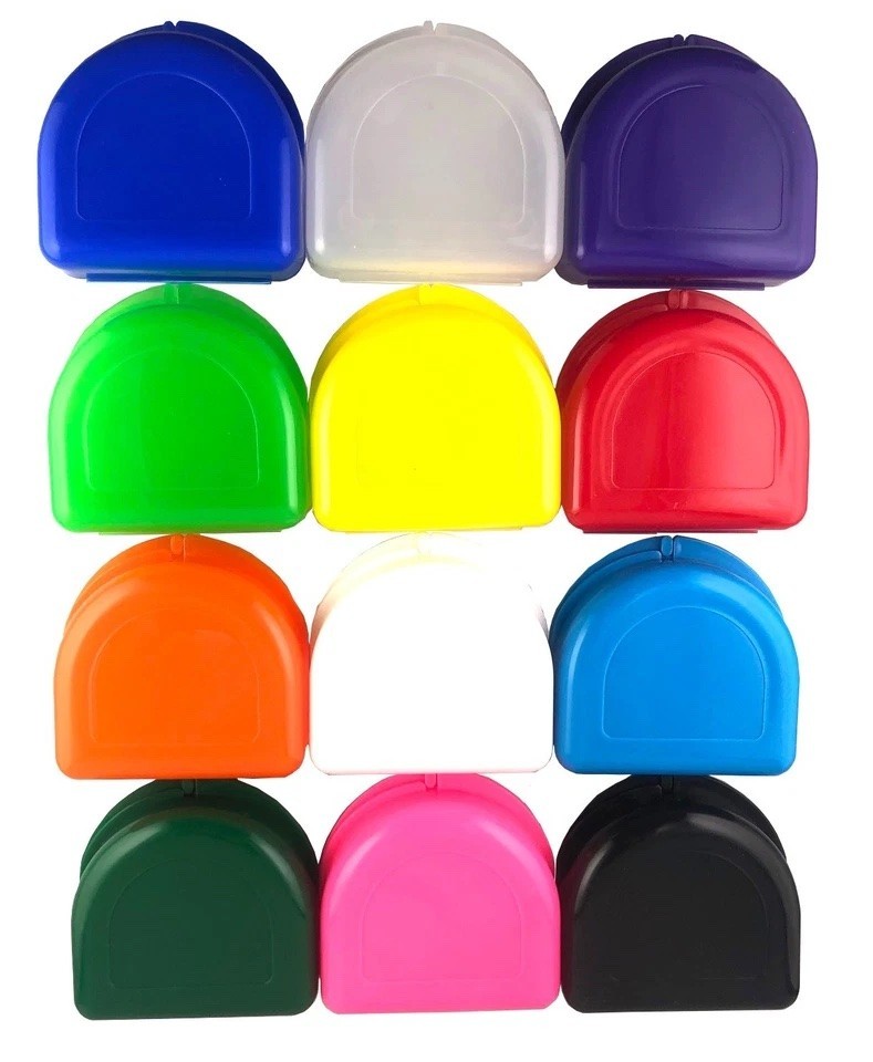 Dental Retainer Box Orthodontic Appliance Guard Snap Closure, 12-500 Cases – USA