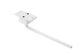 DCI Holder Bar, Under Counter Swing Mount, White