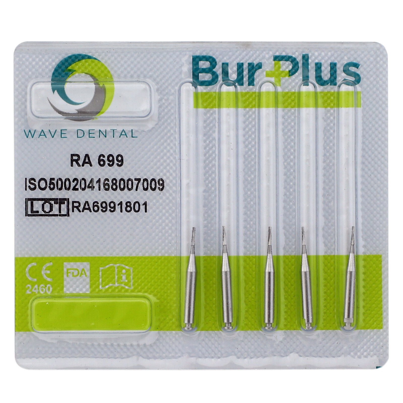 Wave Dental Carbide Bur Latch for Slow Speed Contra Angle RA 22mm Surgical 26mm