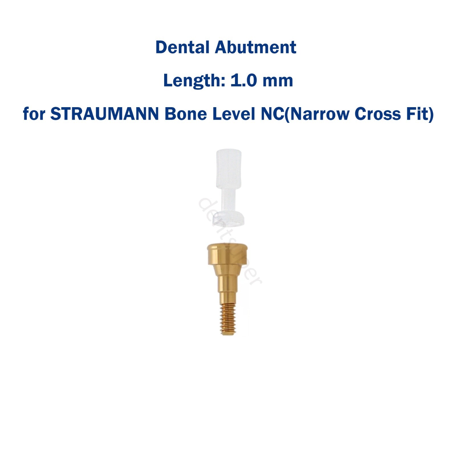 1Pc Dental Fit for Straumann Compatible Abutment NC & RC D3.7MM AH=1,2,3,4,5,6MM