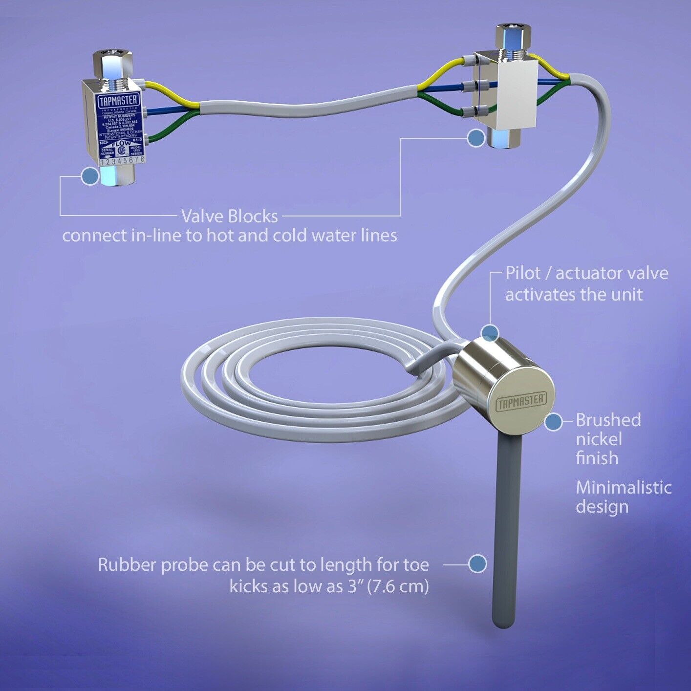 Tapmaster Model 1770 Euro Style Momentary Foot Faucet Activator