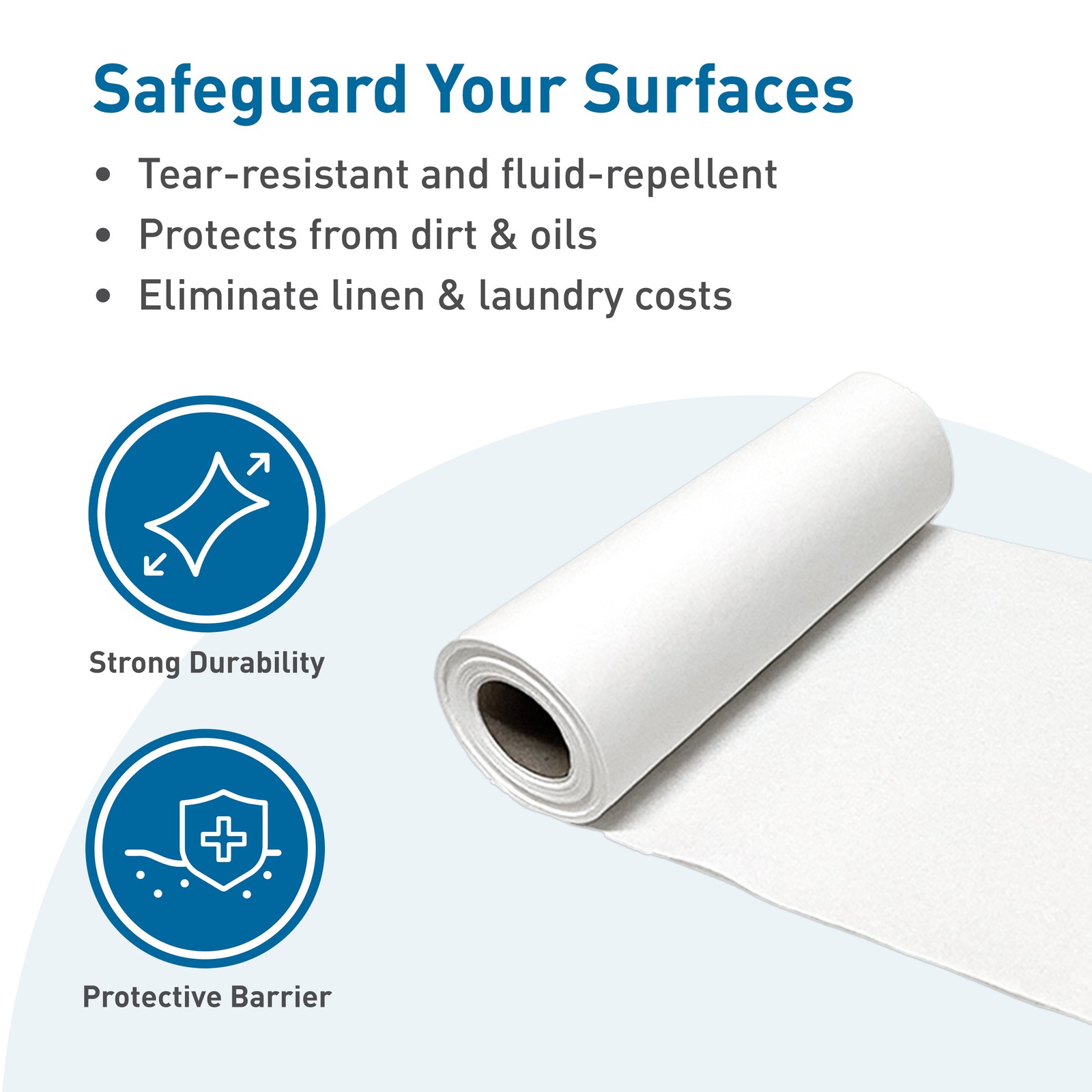 BodyMed Premium Headrest Paper Rolls for Chiropractic Exam Table, Disposable