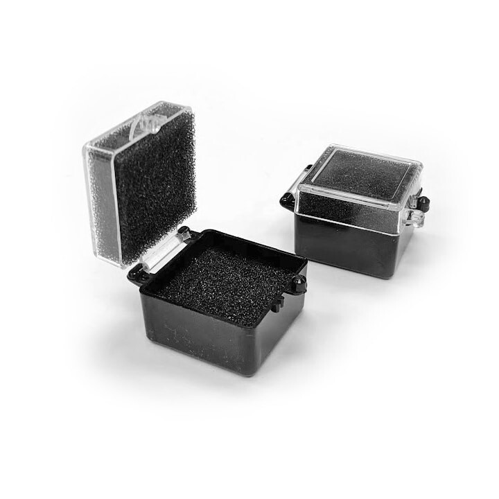 Dental Lab Crown Boxes – 1″ – Clear Top with Foam Fillers – 1000 pcs
