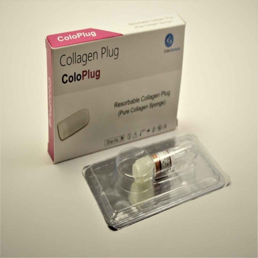 50 Pack of Colo Plug – Resorbable Collagen Plug (Pure Collagen Sponge) 8x20mm