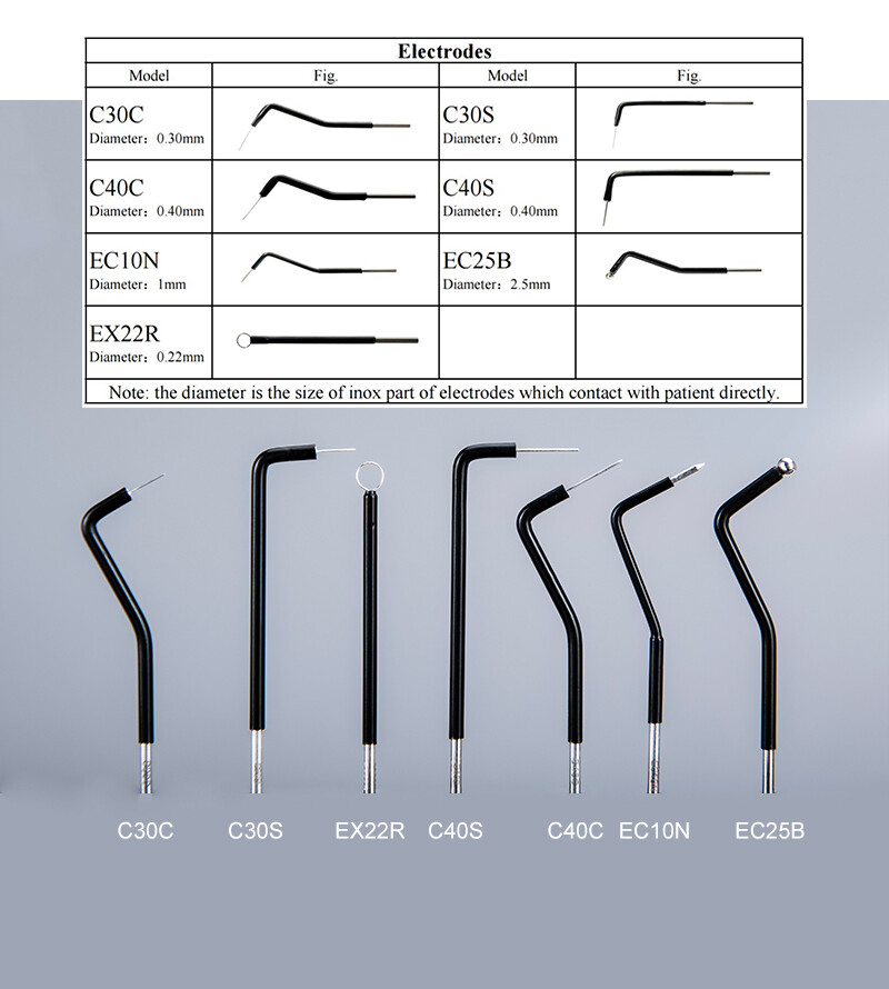 Dental Electro Electrosurgery Unit Machine High Frequency Electric 7pcs Knifes