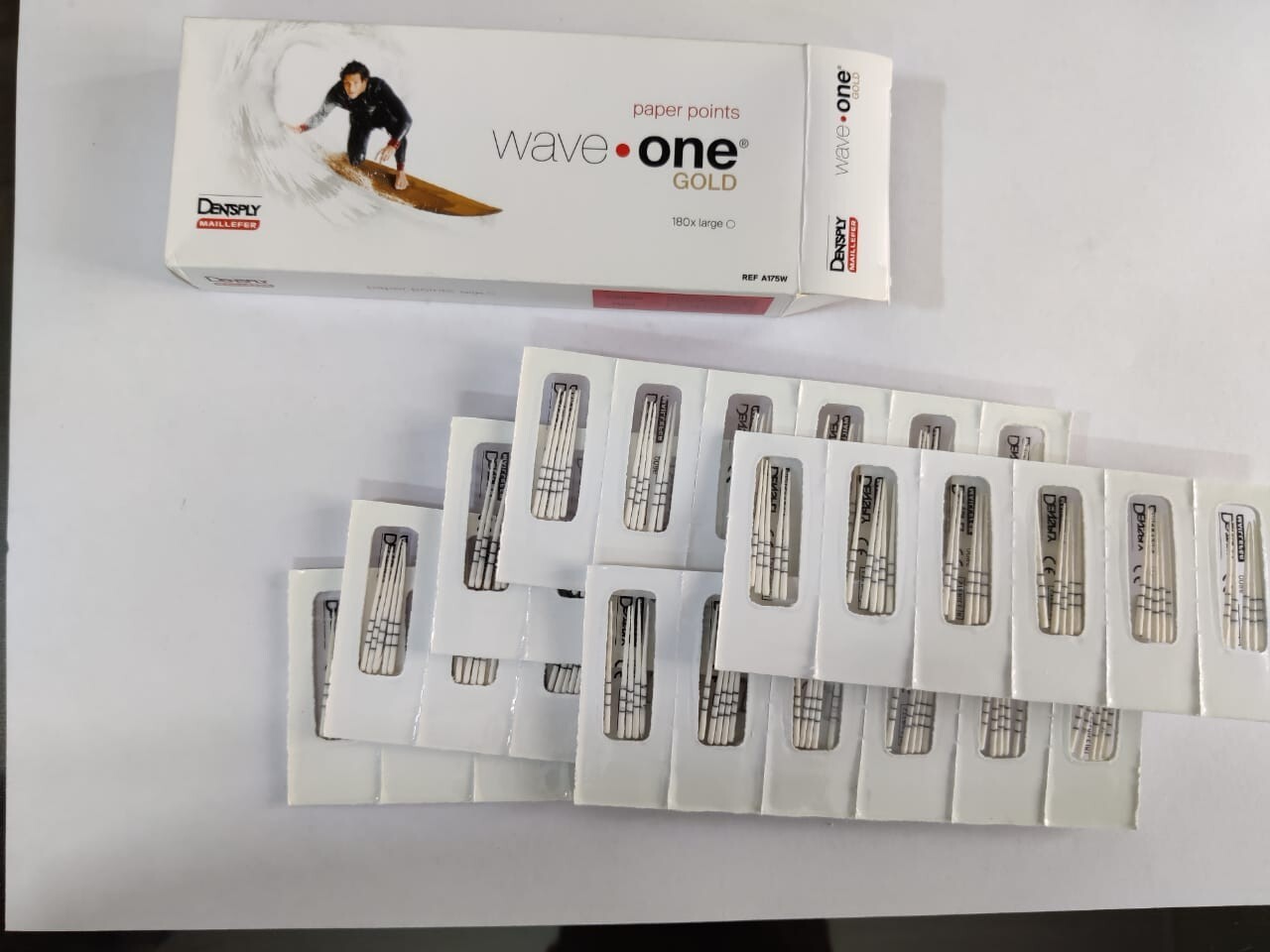 Dentsply Sirona WaveOne Gold Absorbent Paper Points Dental Endodontic Wave One