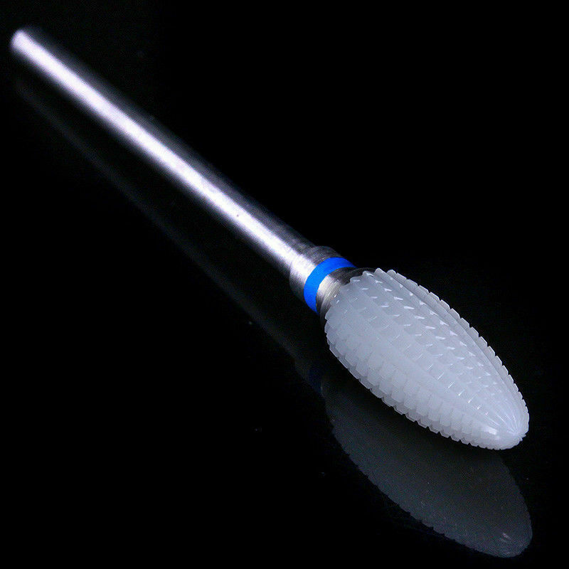 Zirconia Ceramic Burs Bullet Shape Dental Spiral Cut for Micro Motor Polisher