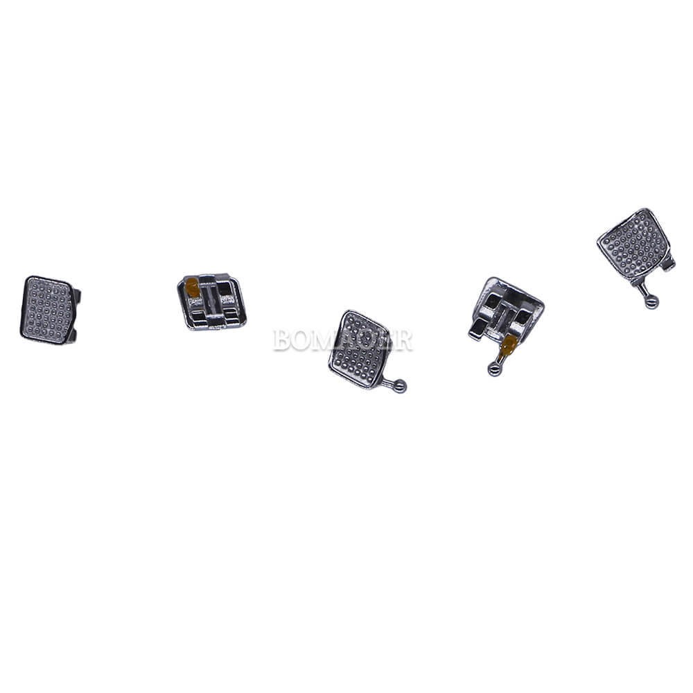Orthodontics Dental MIM Monoblock Brackets MBT 022 Braces On 345 Hooks 50Sets