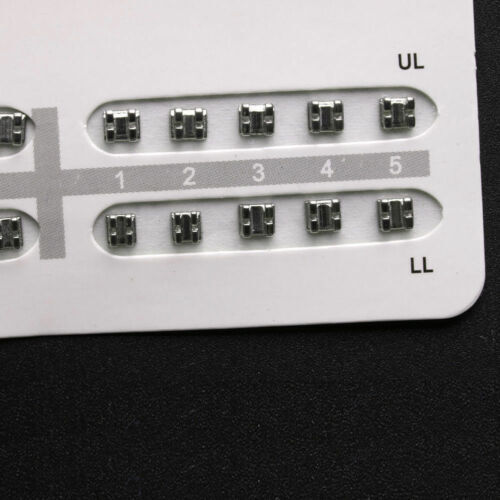 20 Pcs/Pack Dental Monoblock MIM Orthodontic Metal Brackets Braces Mesh Base