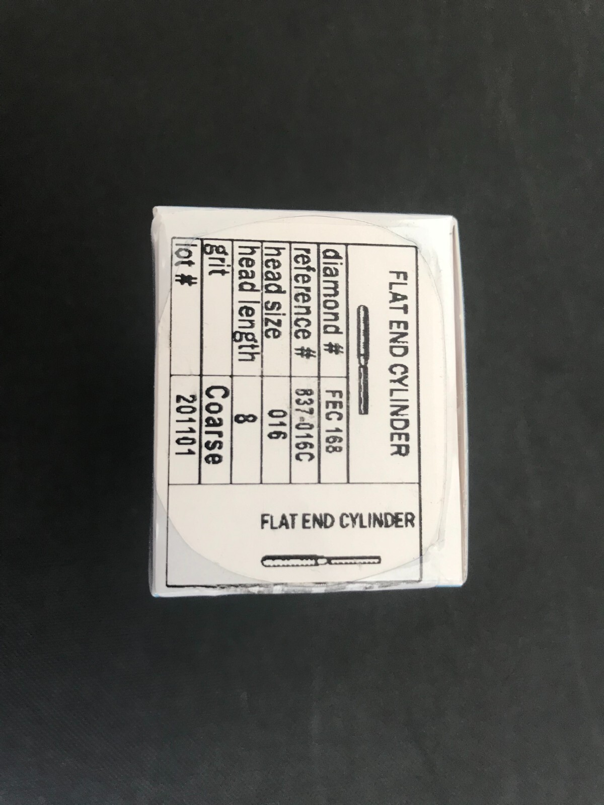 25 Premium Quality Diamond Burs 835 010C 837 012C 014C 016C 847 014C