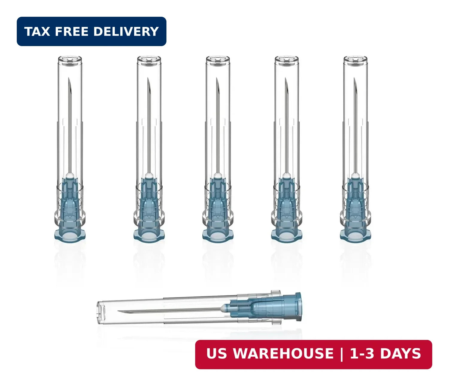 23 Gauge 1 Inch Needle,100 PCS Luer Lock Industrial Dispensing 23Ga-1 inch