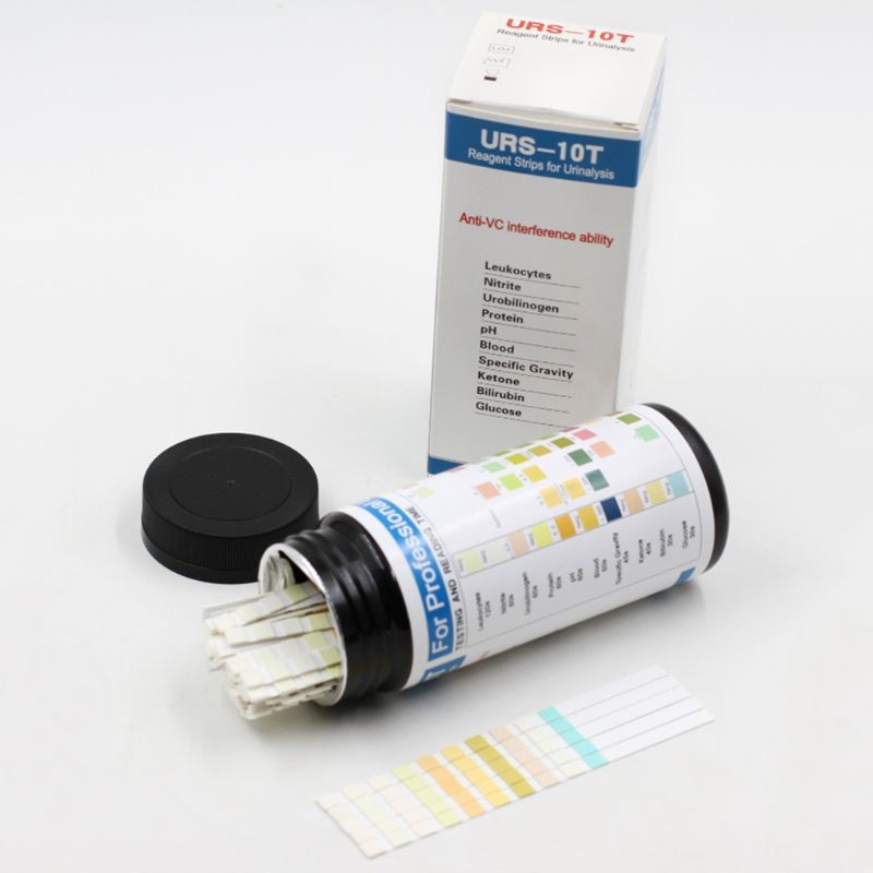 100pcs/Box Precise Urine Dipstick 10 Parameter Urinalysis Reagent Test Strips