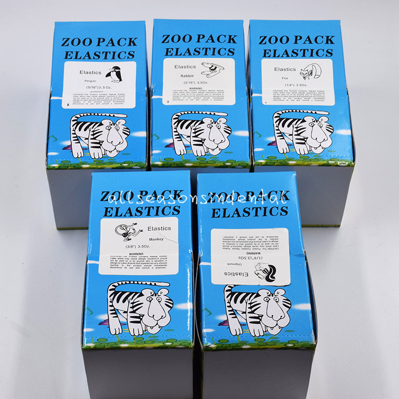 Dental Orthodontic Rubber Bands Elastics Latex Braces Multi Size Ring For Choice