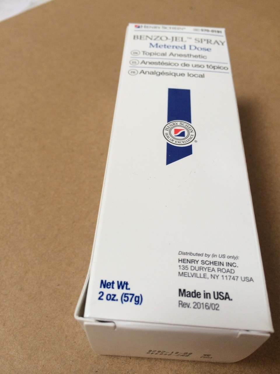 Topical Gel ANESTHETIC Metered Spray BENZOCAINE 20% 2 oz oral Peppermint + tips