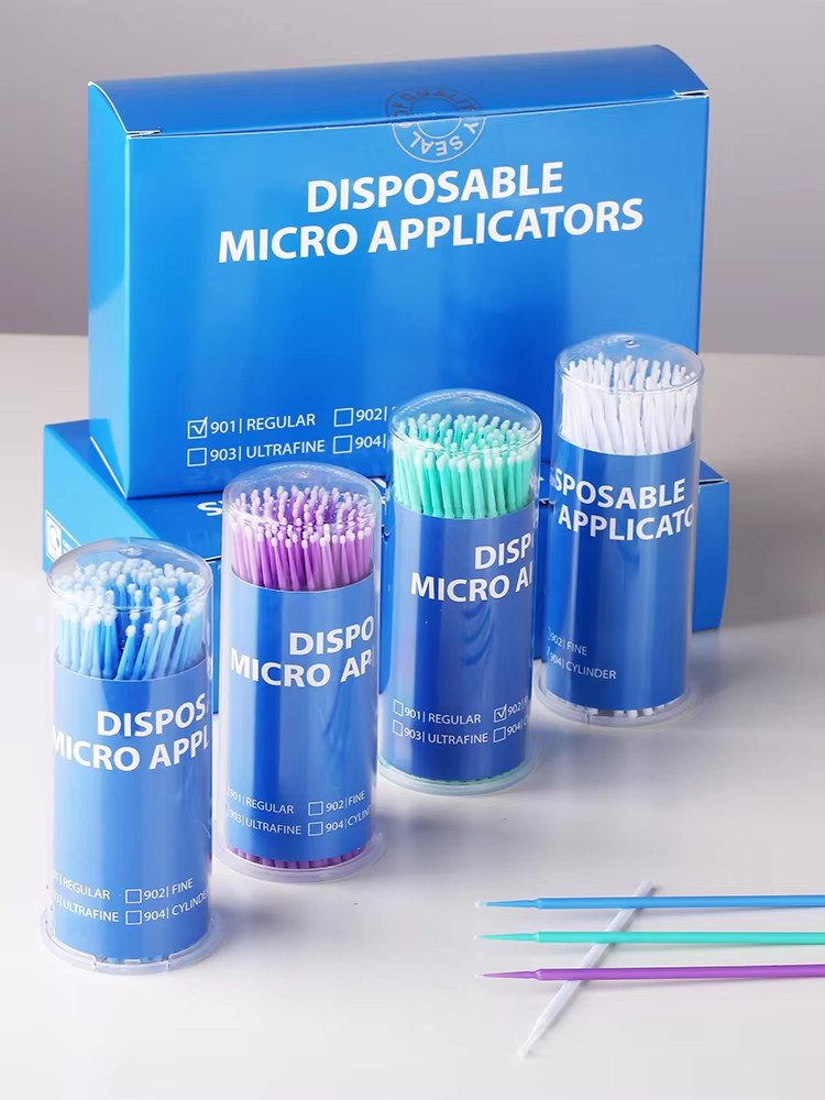 Dental Disposable Micro Applicator Sticks Eyelash Extension 100pcs