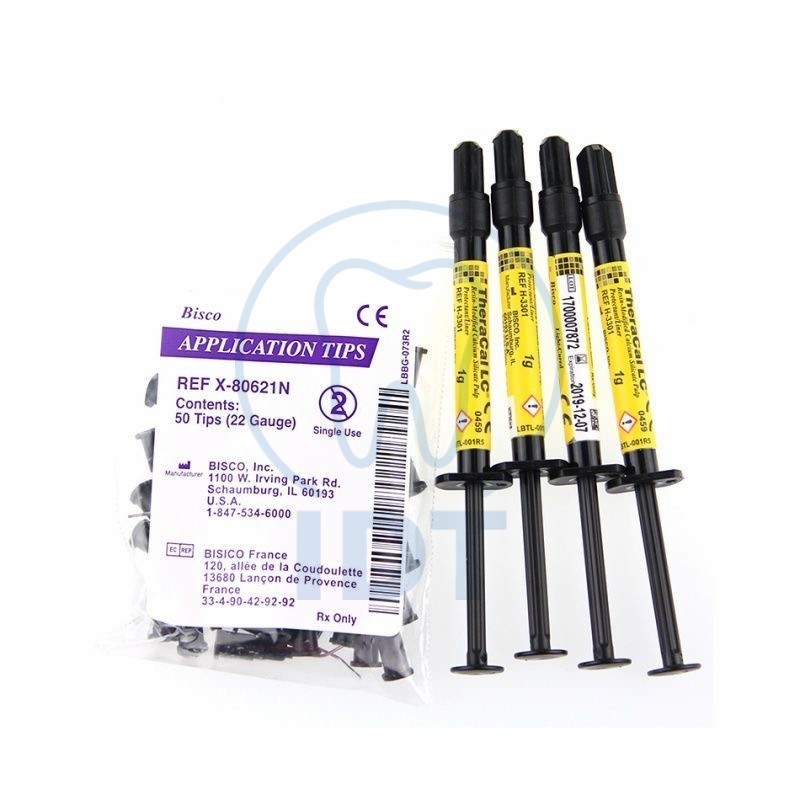 BISCO LC Light Cure Calcium Silicate Liner, Dental Base Material 1g