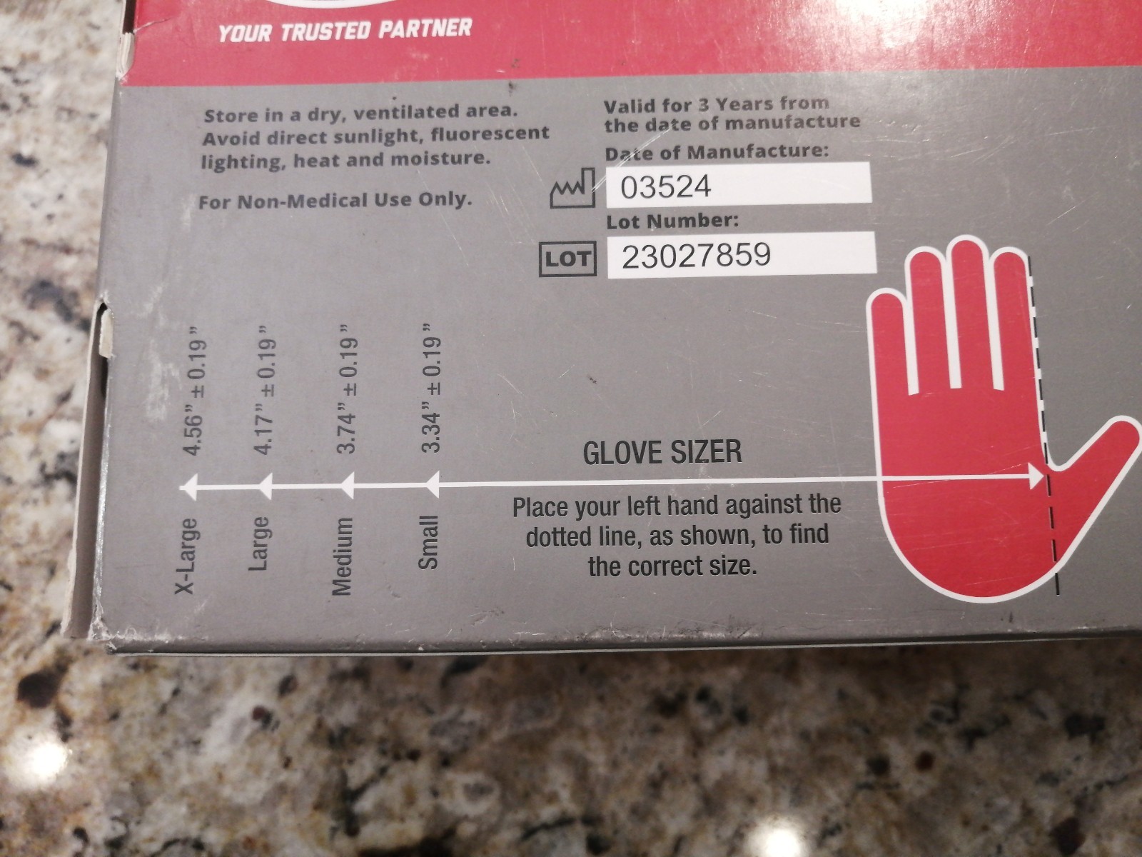 Service Champ Black Nitrile Gloves G9188 Multi-Purpose 100 ct size L 6mil