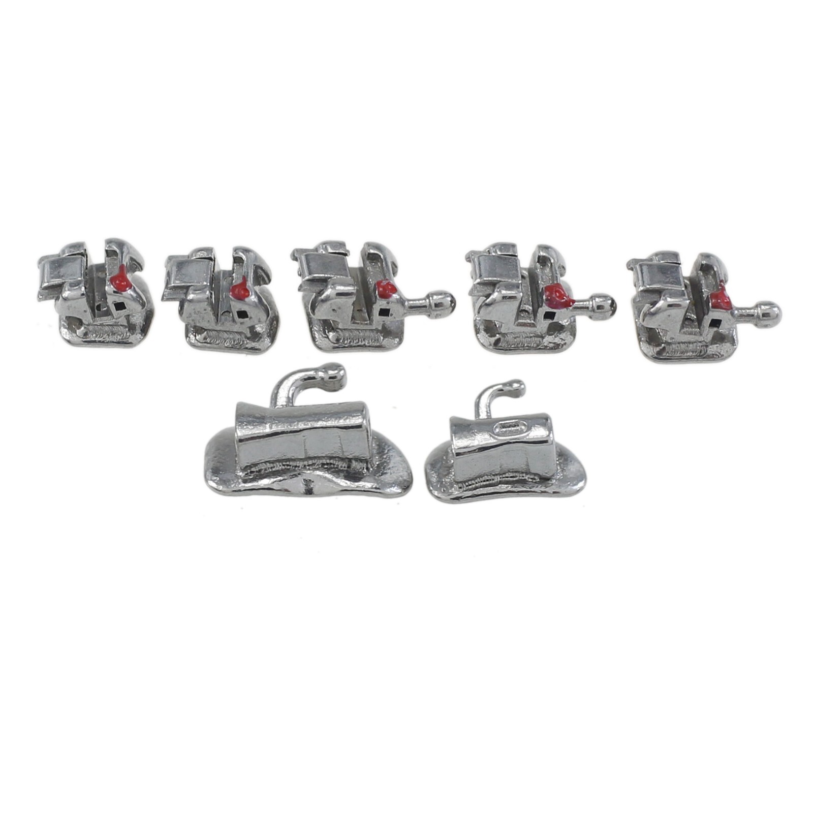 Dental Brackets Orthodontic Self Ligating Braces Metal Ceramic Roth MBT 022 345