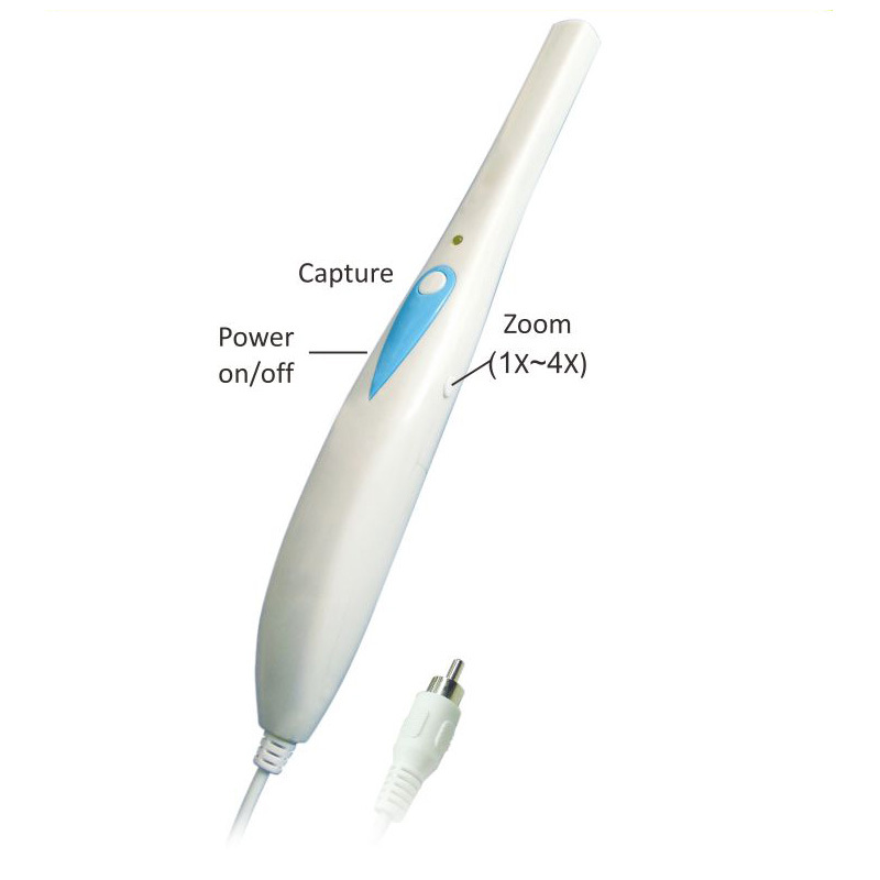 Dental Intra oral Camera 1.3Mega Pixels Video/RCA Rechargeable MD870 Home-Use