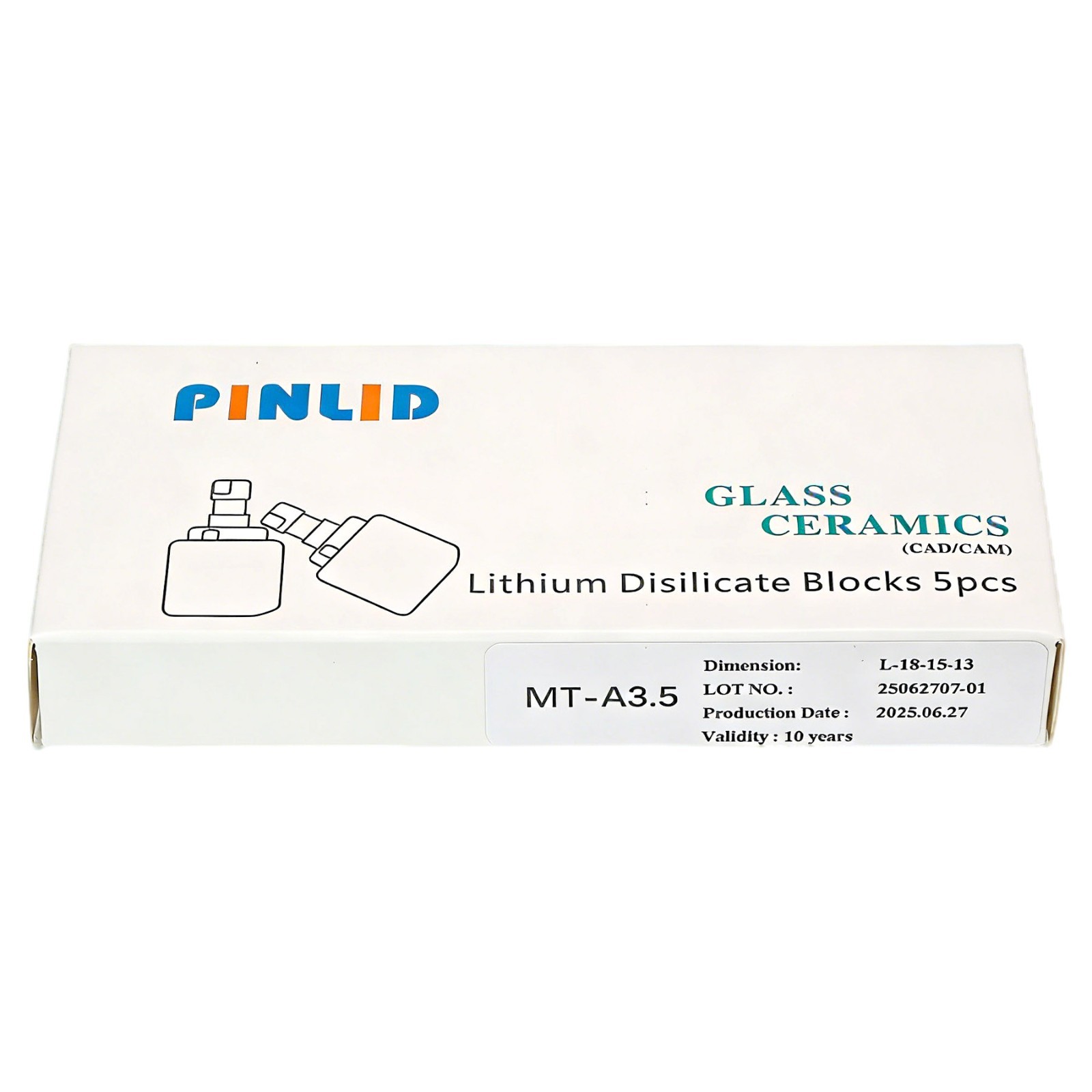 US C14MT Dental Emax Glass Ceramic Blocks Lithium Disilicate CAD/CAM CEREC Block