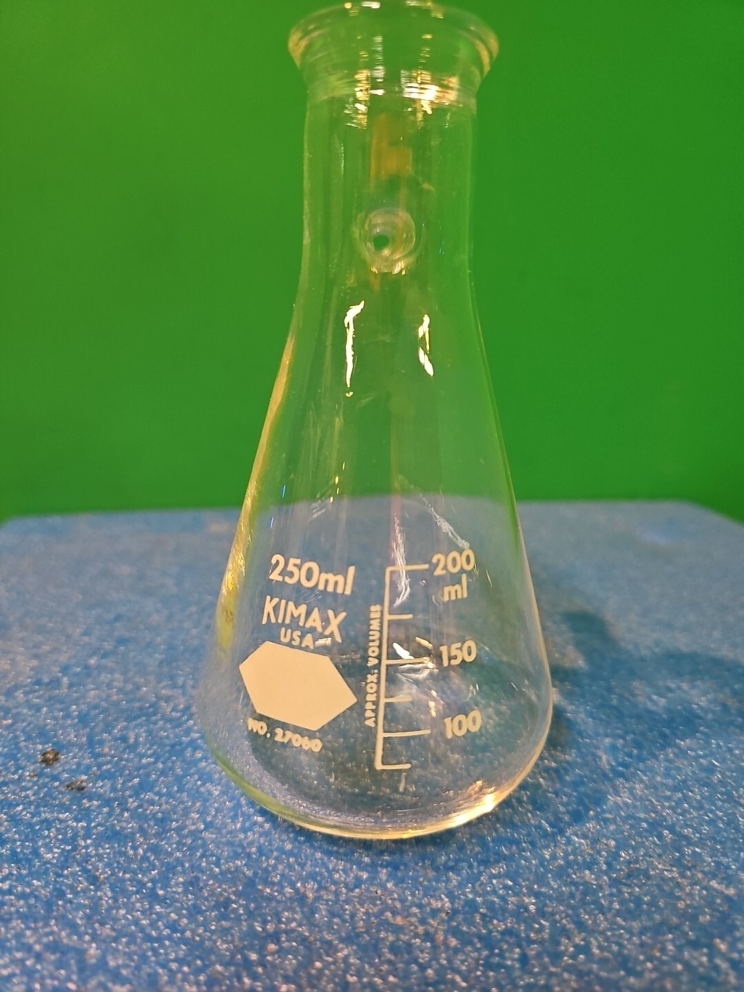Kimble Kimax Glass 250mL Graduated Filtering Flask With Tubulation 27060-250