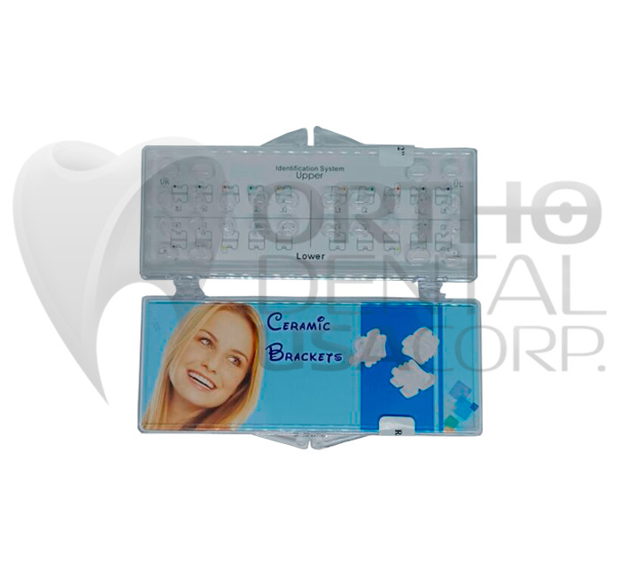 Economic With 3 LINES Ceramic Brackets 3,4,5 with hooks USA Seller Orthodental
