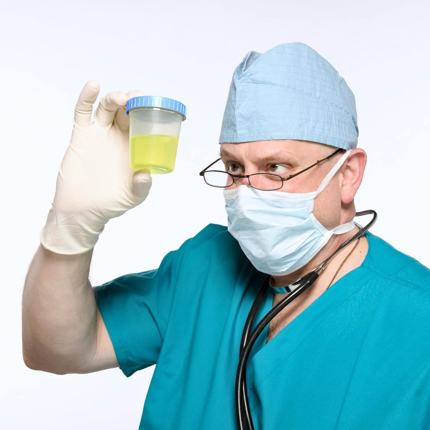 Vakly Specimen Cups with Screw-On Lids 4 Oz – Clear Non-Sterile Urine Sample