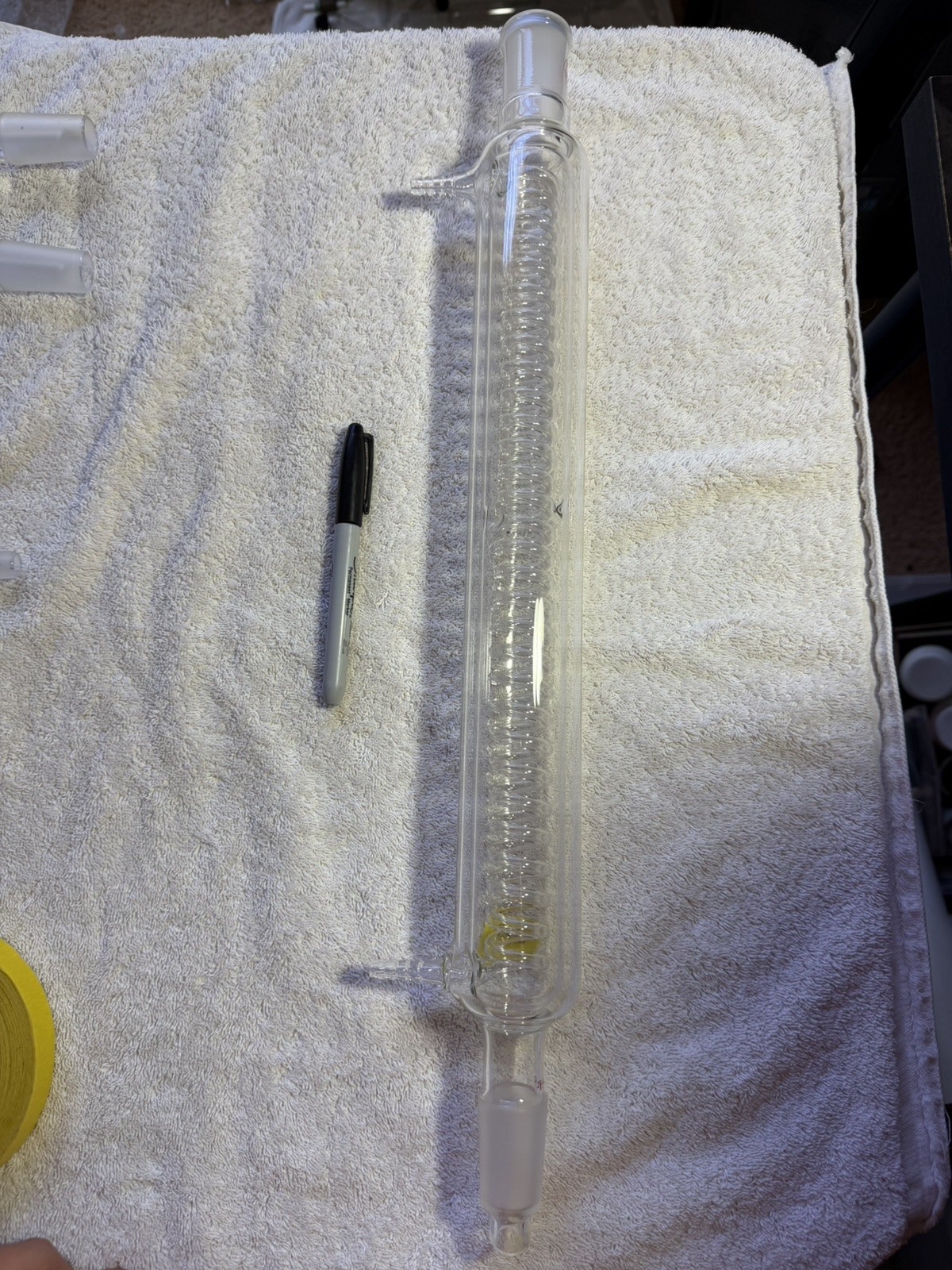Lab Glass Vineland NJ Graham Jacketed Condenser Column 29/42 LARGE