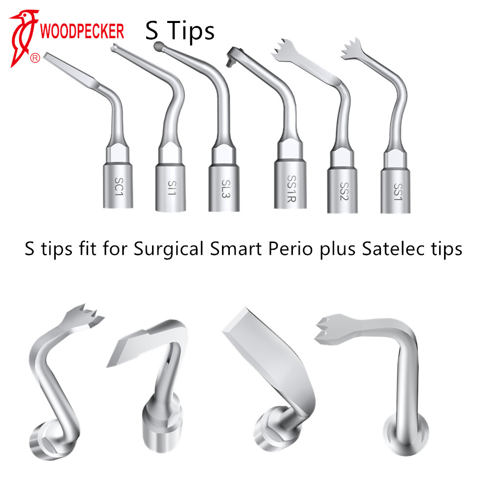 Woodpecker Surgical Smart Ultra Piezo Bone Surgery Tips Bone Cutting Tips Kit