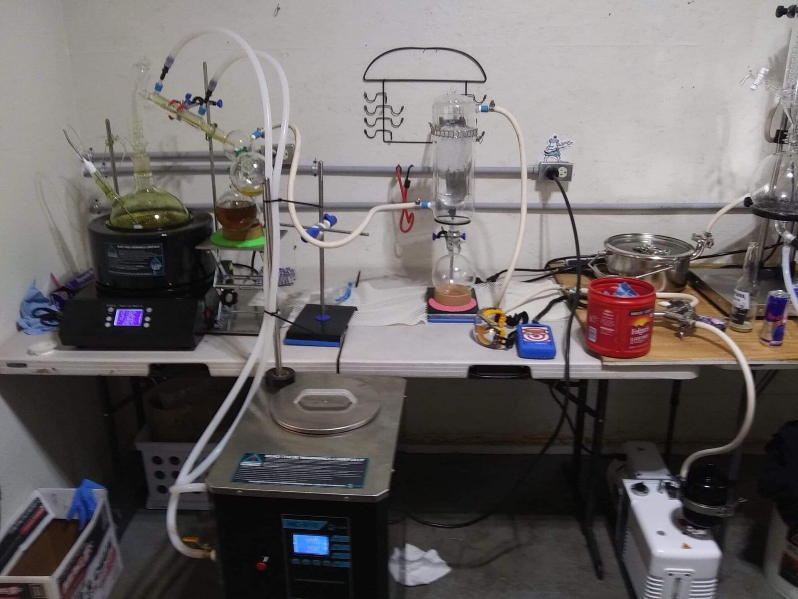 usa labs 5 liter turn key distillation and roto systems.