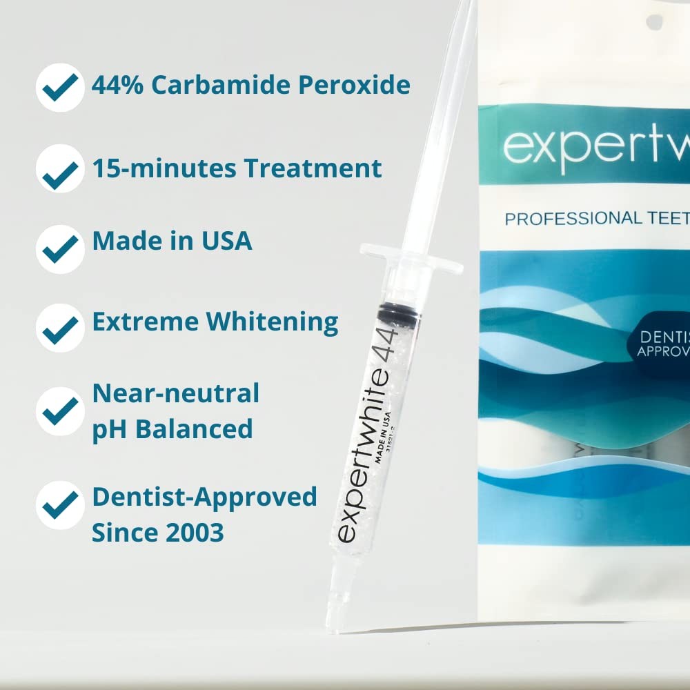 Expertwhite Teeth Whitening Gel Refills (6-gels). Made 0.1 Fl Oz (Pack of 6)