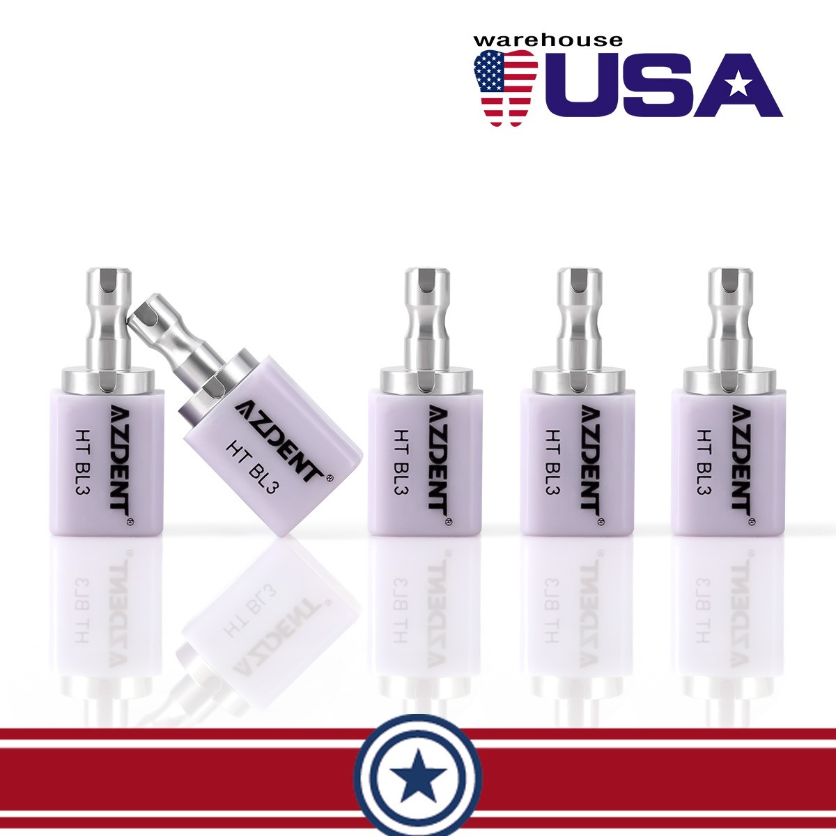 5PCS C14 Dental Emax Glass Ceramic Blocks Lithium Disilicate CAD/CAM CEREC Block