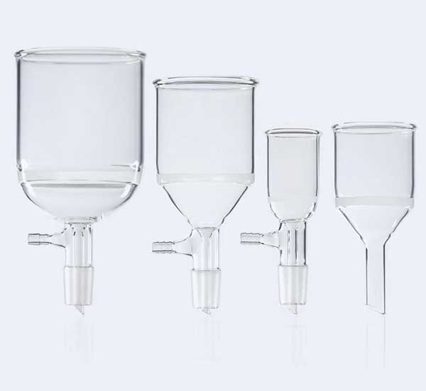 30ml – 2000ml Glass Porous Filters Funnel Sand Core Filter Suction Funnels ca