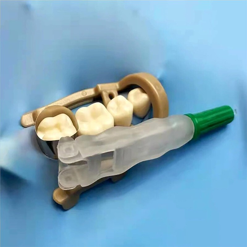 Dental Rubber Dam Sheets Clip Resin Distal Extenstion Premolar Clamps Long Short