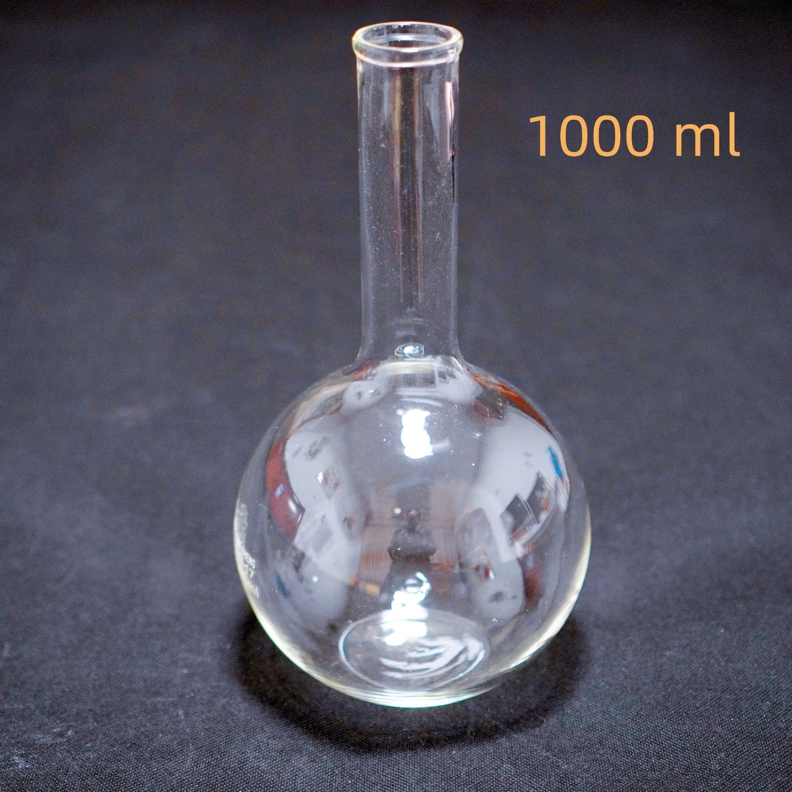 long neck lab glass flask round bottom/ flat bottom flask 500 ml, lab glassware